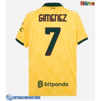 Fotballdrakt Herre AC Milan Santiago Gimenez #7 Tredjedrakt 2025-26 Kortermet